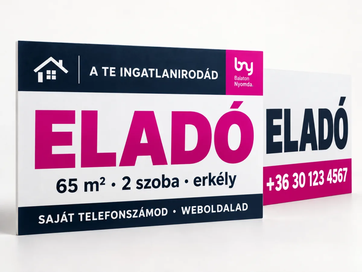 Eladó tábla