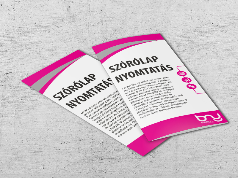 Hajtott szórólap